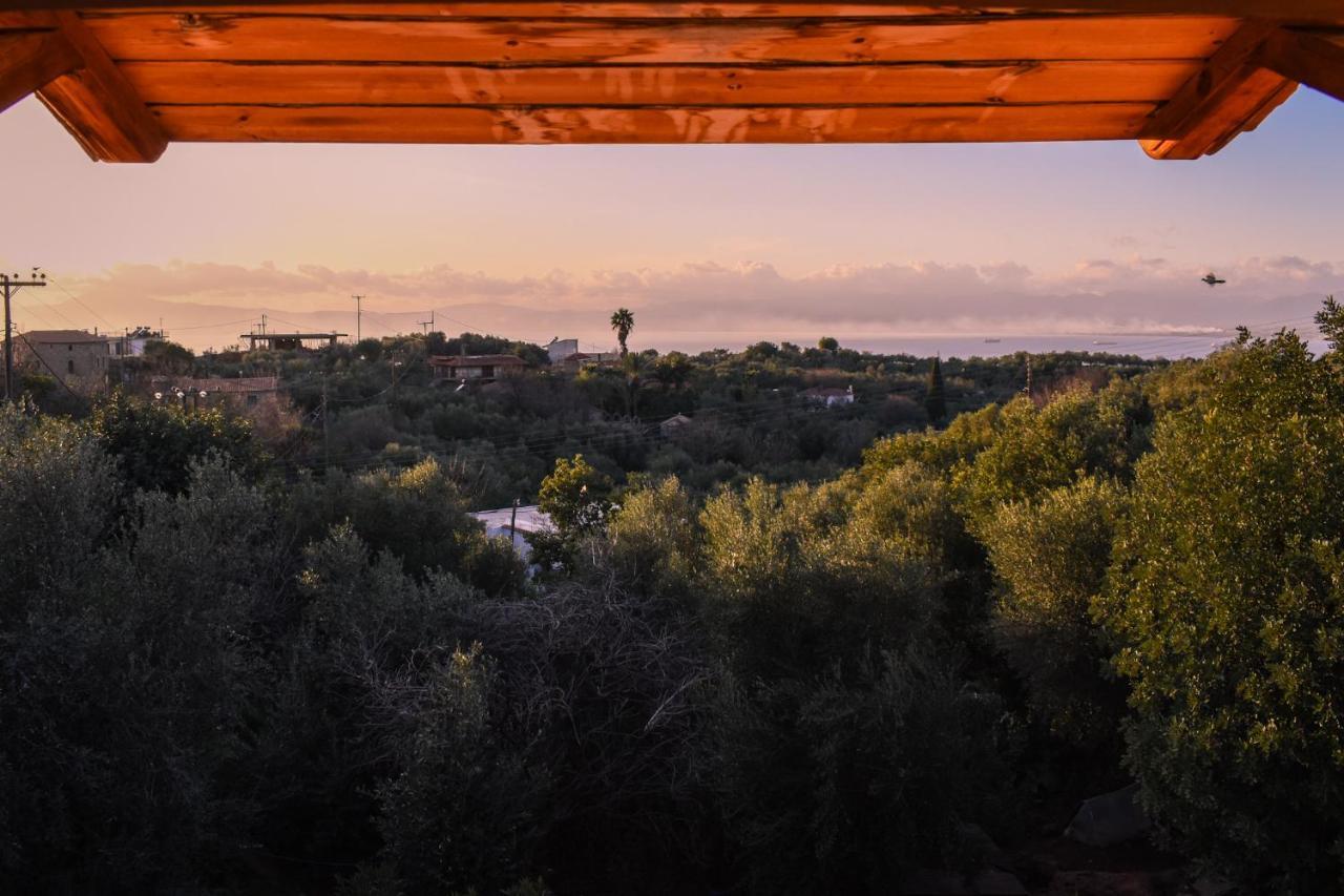 Amber Seaview Villa By The Olive Groves Calamata Exterior foto